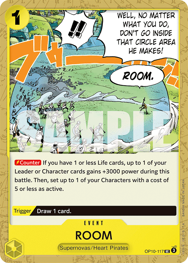 ROOM OP10-117 One Piece card