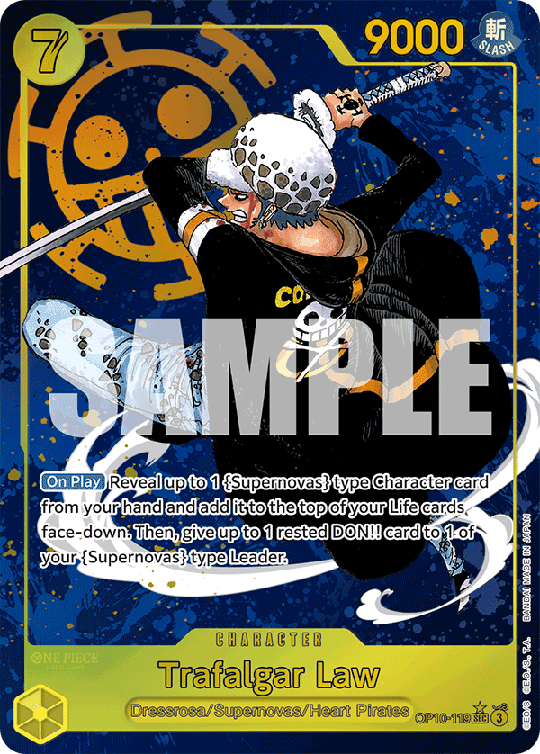Trafalgar Law (119) (Parallel) OP10-119 One Piece card