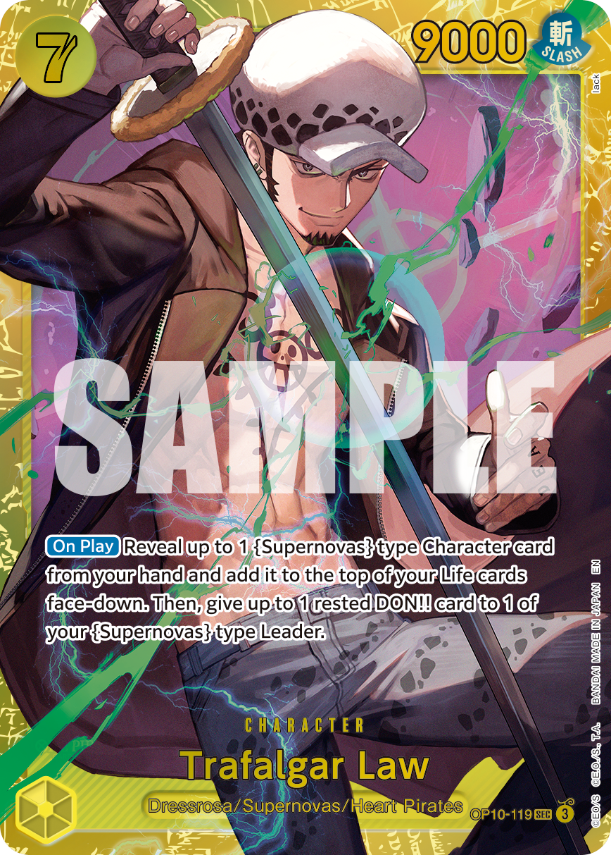 Trafalgar Law - OP10-119 (Reprint) OP10-119 One Piece card
