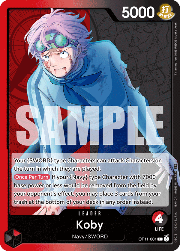 Koby (001) OP11-001 One Piece card