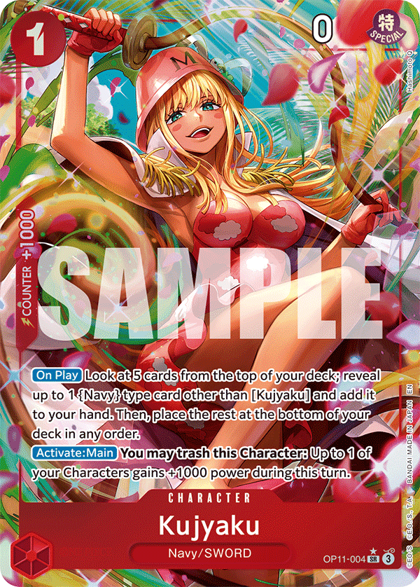Kujyaku (Alternate Art) OP11-004 One Piece card
