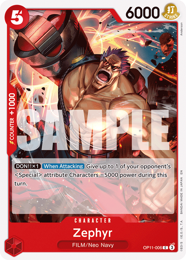 Zephyr OP11-006 One Piece card