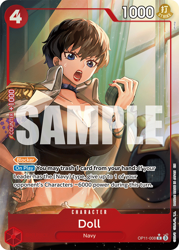 Doll (Alternate Art) OP11-008 One Piece card