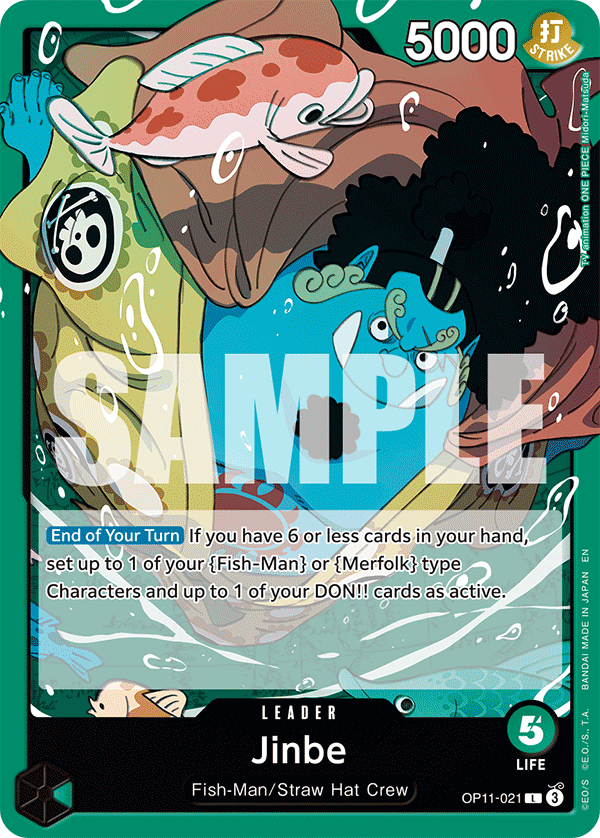 Jinbe (021) OP11-021 One Piece card
