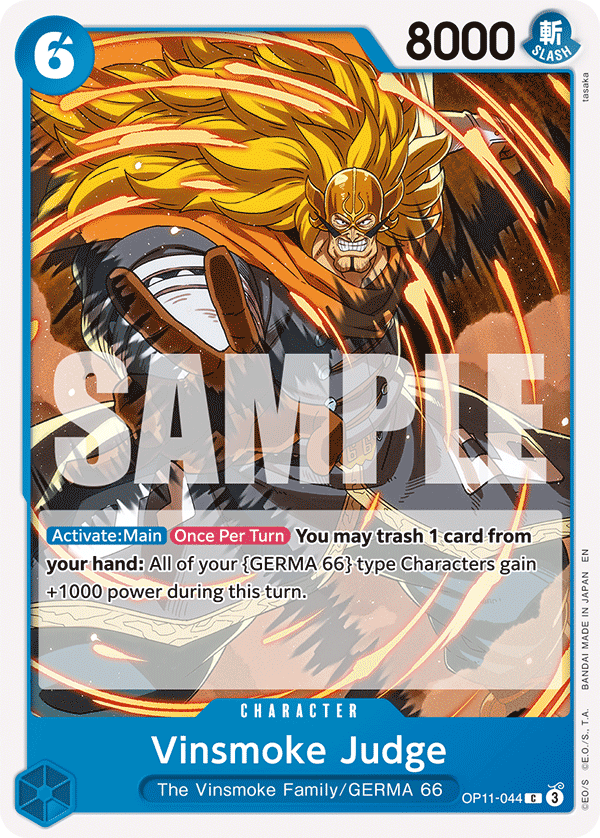 Vinsmoke Judge OP11-044 One Piece card