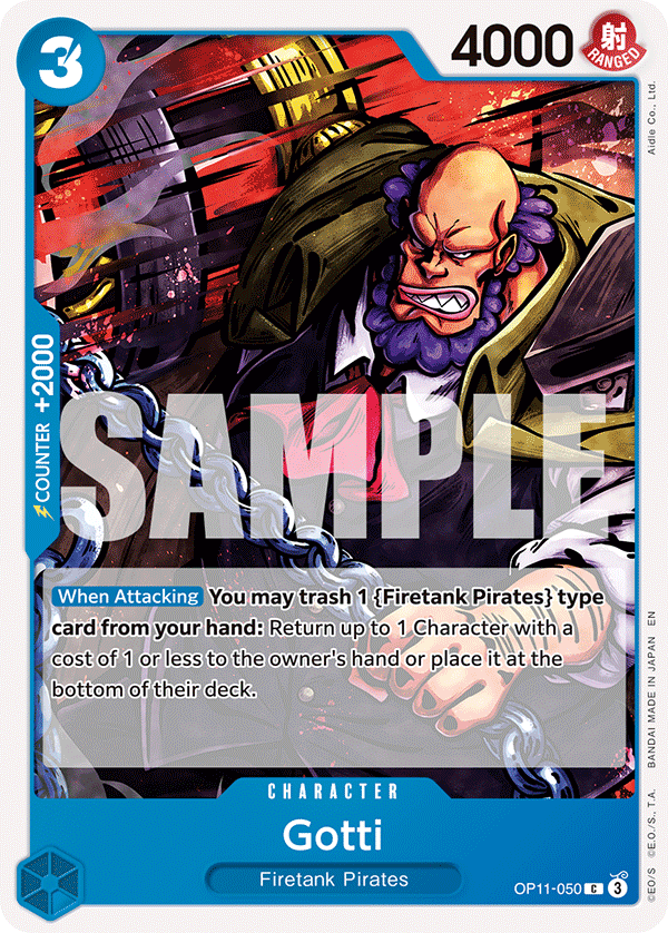 Gotti OP11-050 One Piece card