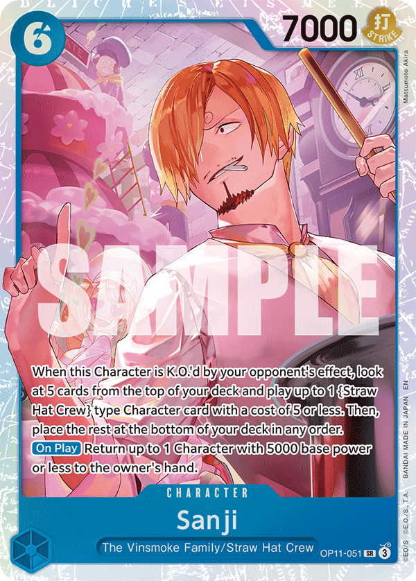 Sanji OP11-051 One Piece card