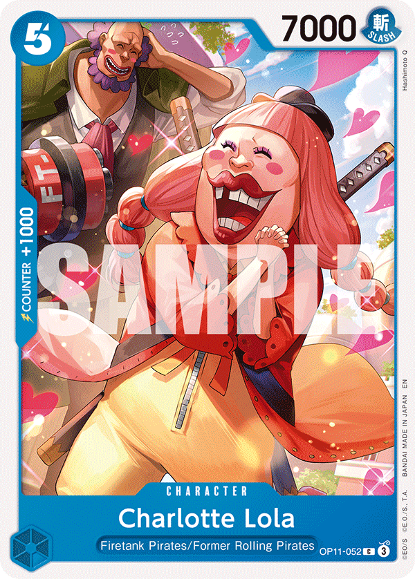 Charlotte Lola OP11-052 One Piece card