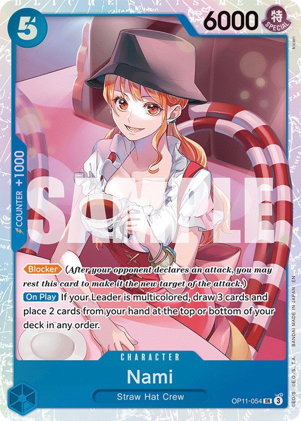 Nami (054) OP11-054 One Piece card