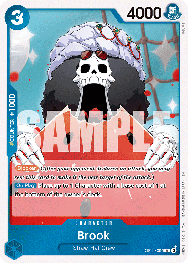 Brook OP11-056 One Piece card