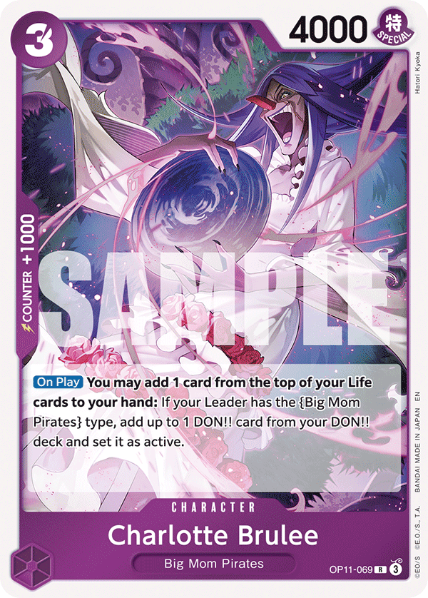 Charlotte Brulee OP11-069 One Piece card