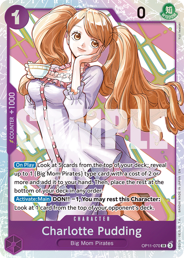 Charlotte Pudding OP11-070 One Piece card