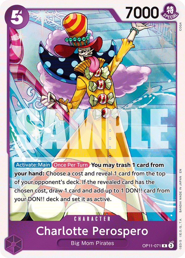 Charlotte Perospero OP11-071 One Piece card