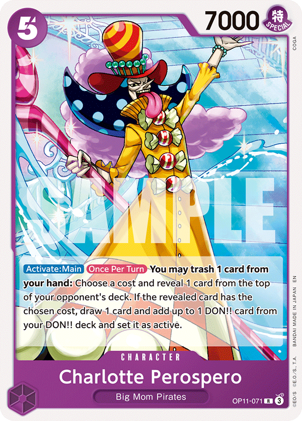 Charlotte Perospero OP11-071 One Piece card