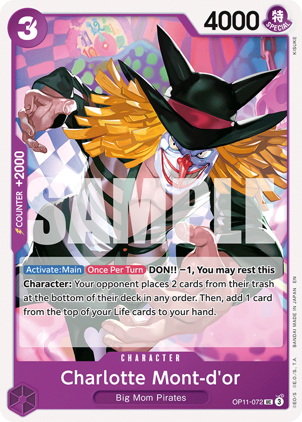 Charlotte Mont-d'or OP11-072 One Piece card