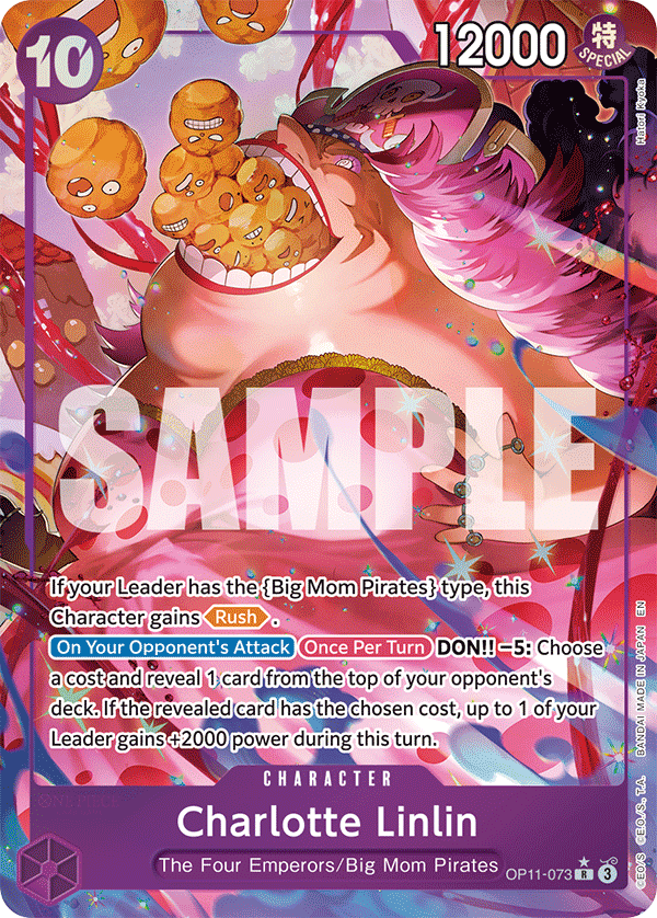 Charlotte Linlin (Alternate Art) OP11-073 One Piece card