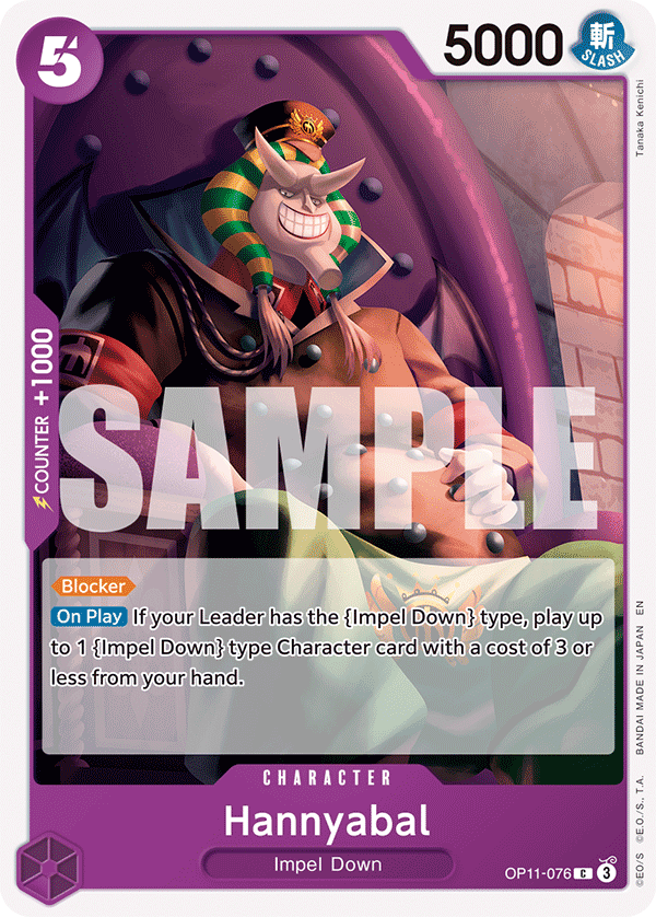 Hannyabal OP11-076 One Piece card