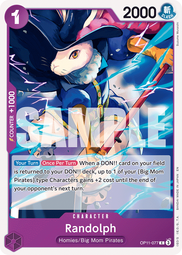 Randolph OP11-077 One Piece card
