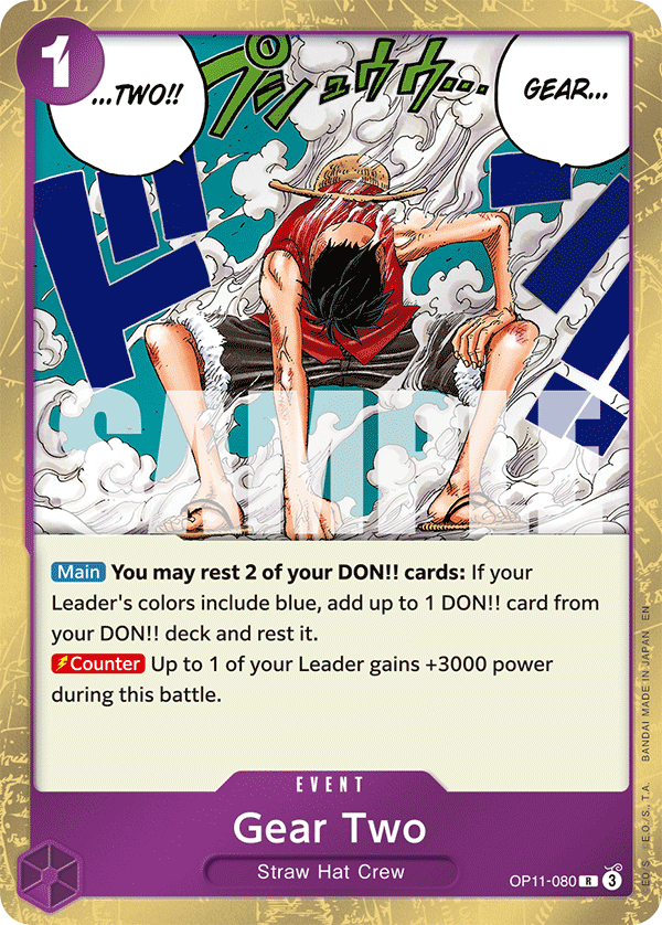 Gear Two OP11-080 One Piece card