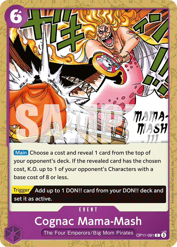 Cognac Mama-Mash OP11-081 One Piece card