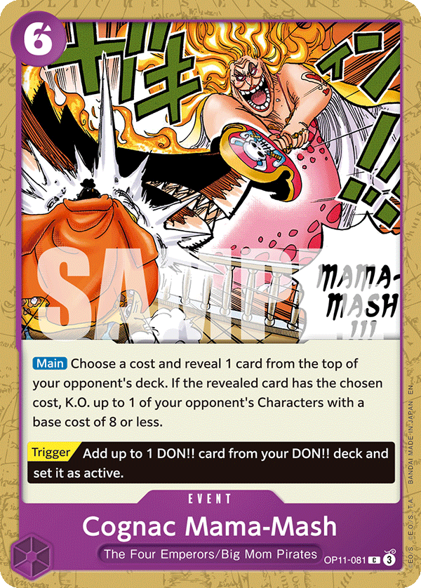 Cognac Mama-Mash OP11-081 One Piece card