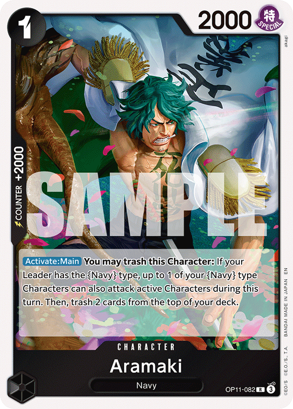 Aramaki OP11-082 One Piece card