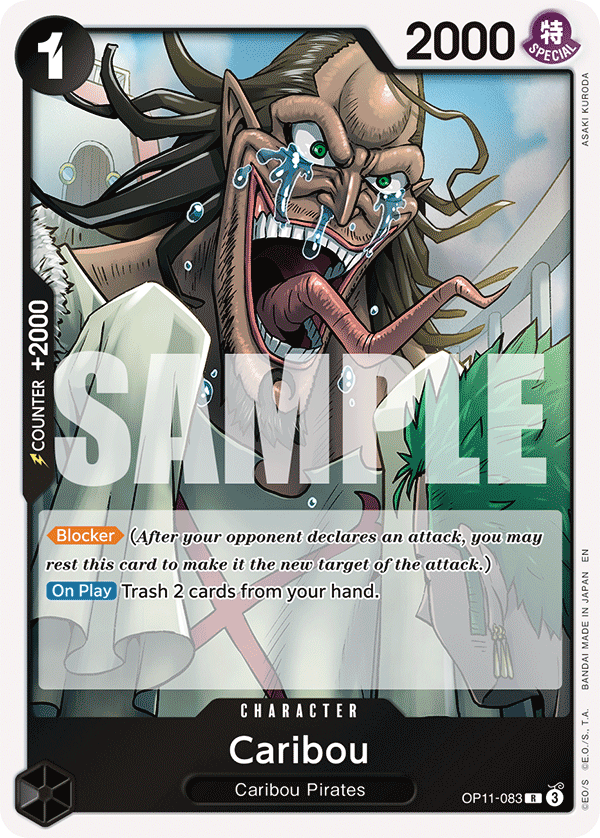 Caribou OP11-083 One Piece card