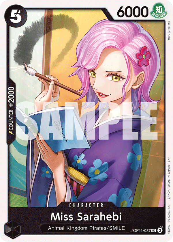 Miss Sarahebi OP11-087 One Piece card