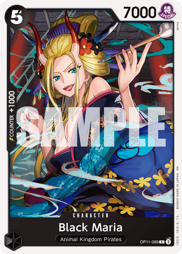 Black Maria OP11-089 One Piece card