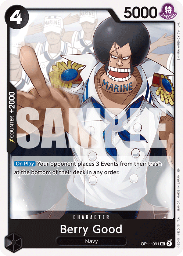 Berry Good OP11-091 One Piece card