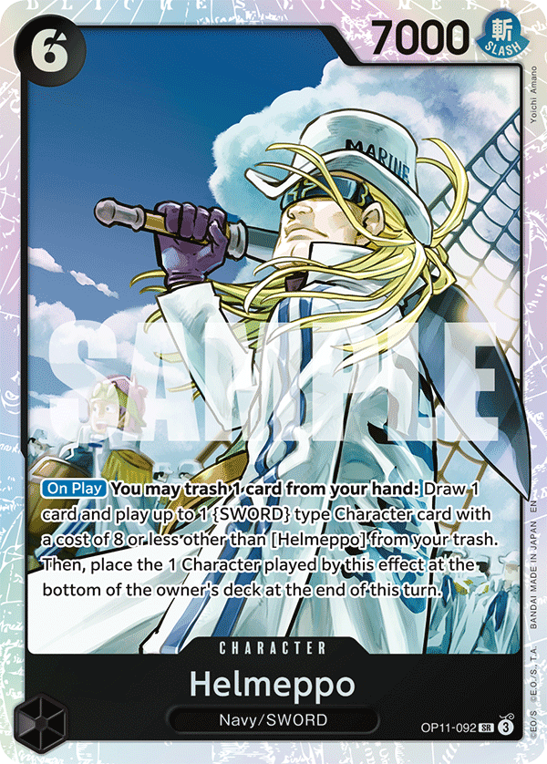 Helmeppo OP11-092 One Piece card