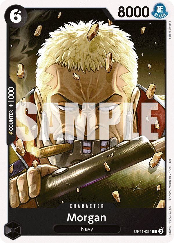 Morgan OP11-094 One Piece card