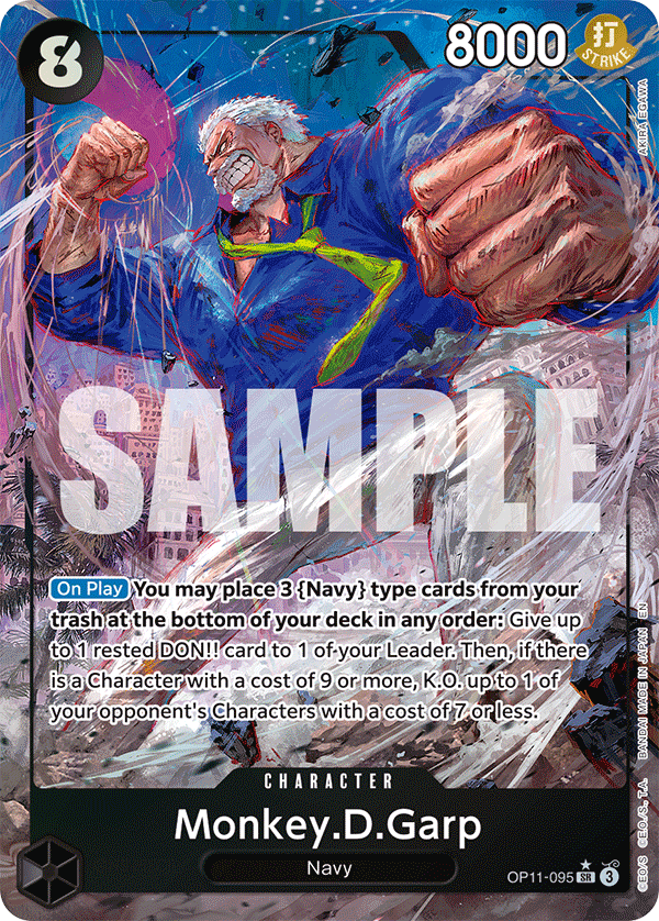 Monkey.D.Garp (Alternate Art) OP11-095 One Piece card