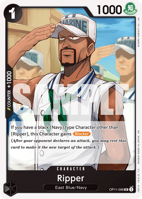 Ripper OP11-096 One Piece card