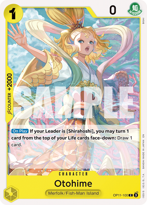 Otohime OP11-100 One Piece card