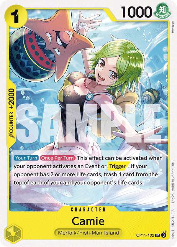 Camie OP11-102 One Piece card
