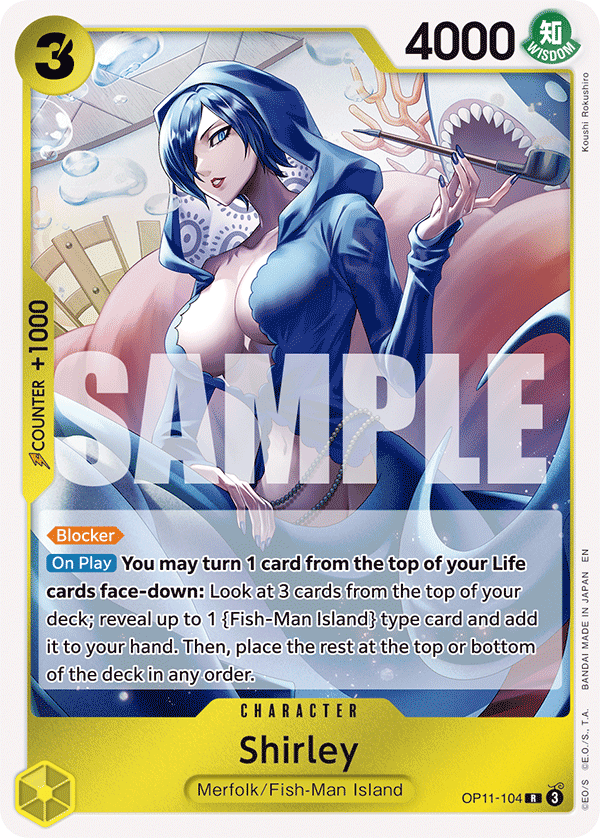 Shirley OP11-104 One Piece card