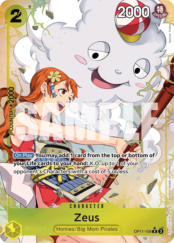 Zeus (Alternate Art) OP11-106 One Piece card