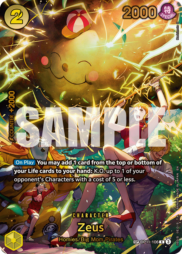 Zeus (SP) OP11-106 One Piece card