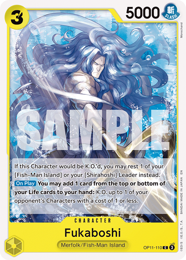 Fukaboshi OP11-110 One Piece card