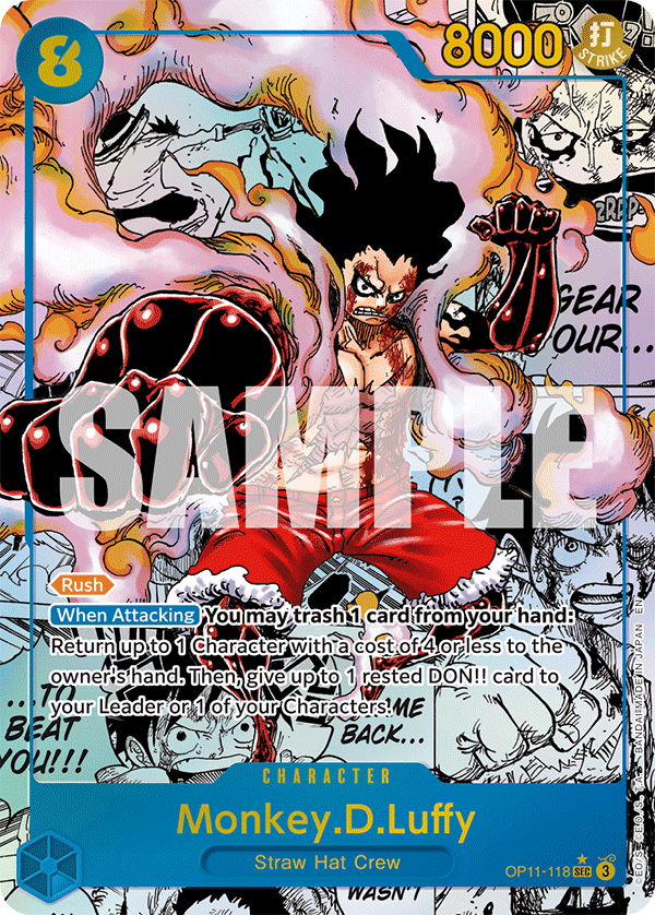 Monkey.D.Luffy (118) (Manga) OP11-118 One Piece card