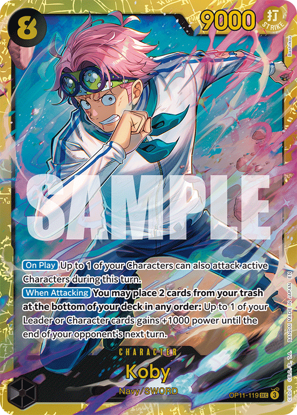 Koby (119) OP11-119 One Piece card