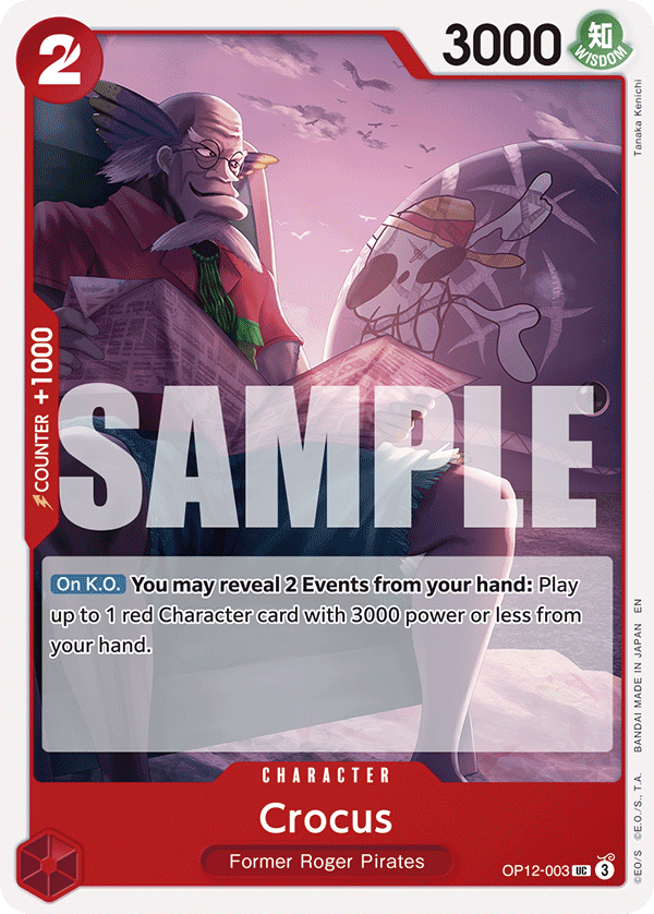 Crocus OP12-003 One Piece card