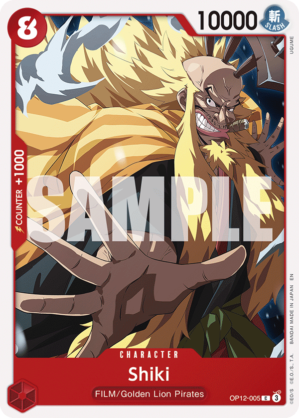 Shiki OP12-005 One Piece card