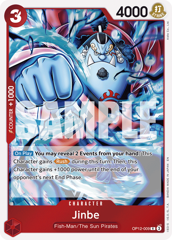 Jinbe OP12-009 One Piece card