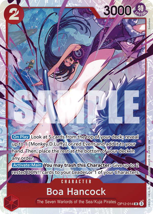 Boa Hancock OP12-014 One Piece card