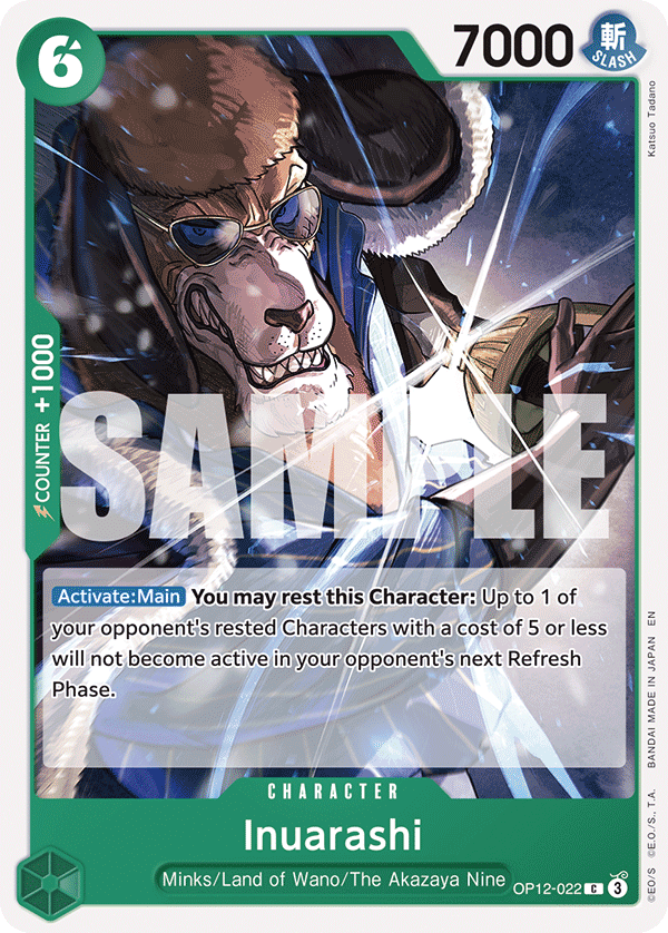 Inuarashi OP12-022 One Piece card