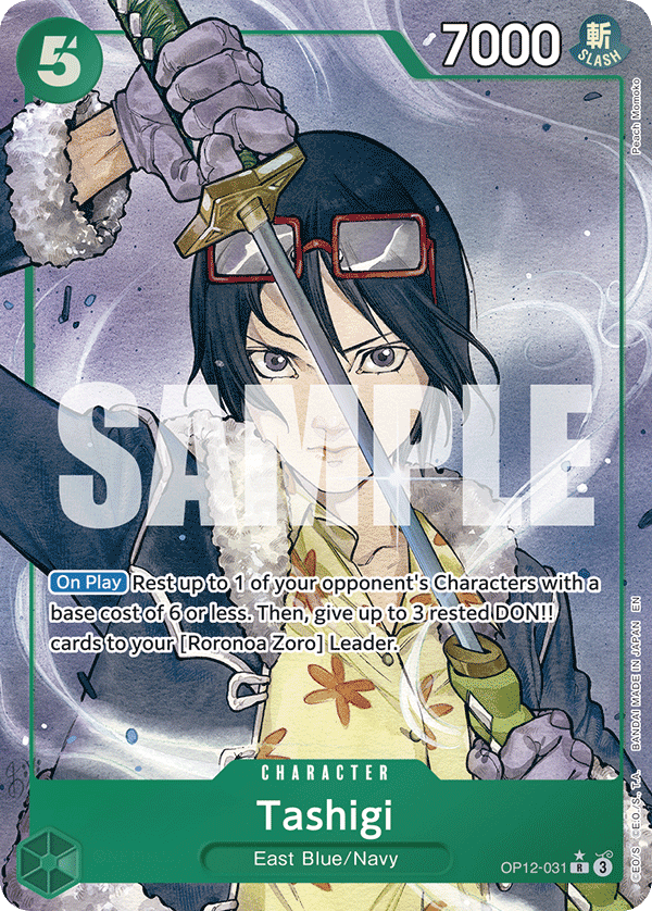 Tashigi (Alternate Art) OP12-031 One Piece card