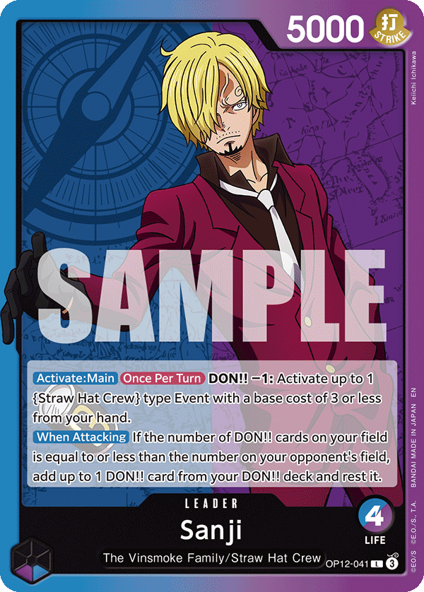 Sanji (041) OP12-041 One Piece card