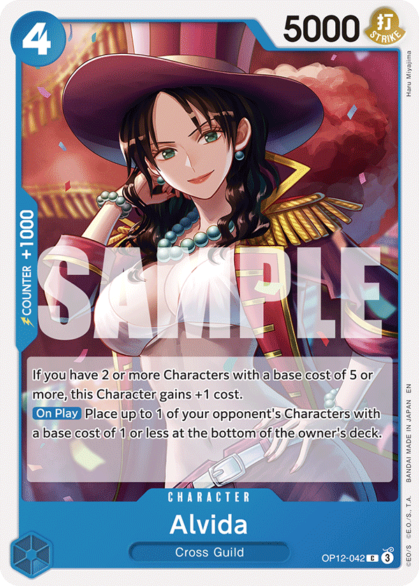 Alvida OP12-042 One Piece card